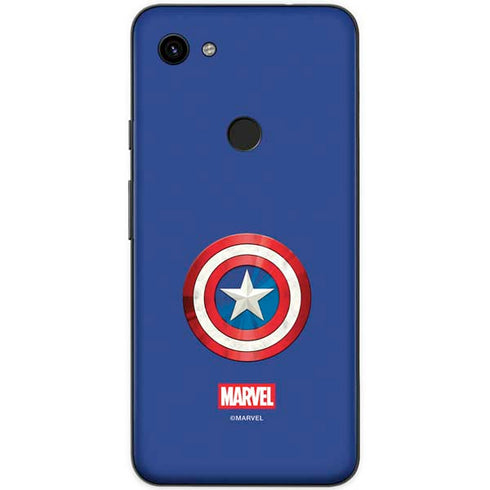 Marvel Captain America Shield Google Pixel 3a Skin